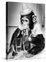 Chimpanzee at Twycross Zoo 1988-Staff-Stretched Canvas
