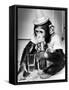 Chimpanzee at Twycross Zoo 1988-Staff-Framed Stretched Canvas