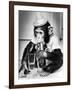 Chimpanzee at Twycross Zoo 1988-Staff-Framed Photographic Print