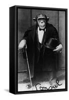 Chimpanzee Dressed in Evening Wear-null-Framed Stretched Canvas