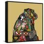 Chimpanzee Love Biscuit-Sharon Turner-Framed Stretched Canvas