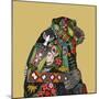 Chimpanzee Love Biscuit-Sharon Turner-Mounted Art Print