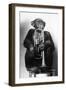 Chimpanzee Trumpeter-null-Framed Photographic Print