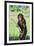 Chimpanzee with Stick-DLILLC-Framed Photographic Print