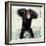 Chimpanzee Young, with Arms on Head-null-Framed Photographic Print