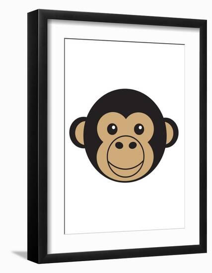 Chimpanzee-null-Framed Art Print