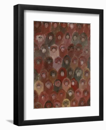 Chimps, 2016-Holly Frean-Framed Premium Giclee Print