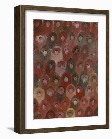 Chimps, 2016-Holly Frean-Framed Giclee Print