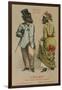 Chimps in Fashionable Clothing-null-Framed Giclee Print