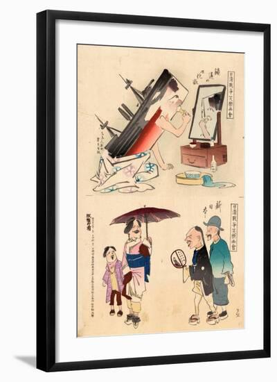 Chin'En No Kesho - Shin Nippon-Kobayashi Kiyochika-Framed Giclee Print