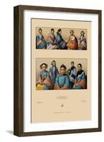 Chin Manchu Women-Racinet-Framed Art Print