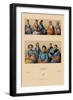 Chin Manchu Women-Racinet-Framed Art Print