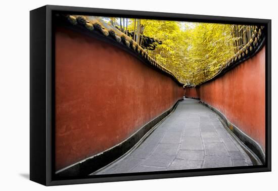 China 10MKm2 Collection - Alley Bamboo-Philippe Hugonnard-Framed Stretched Canvas