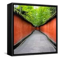 China 10MKm2 Collection - Alley Bamboo-Philippe Hugonnard-Framed Stretched Canvas