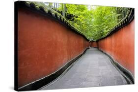 China 10MKm2 Collection - Alley Bamboo-Philippe Hugonnard-Stretched Canvas