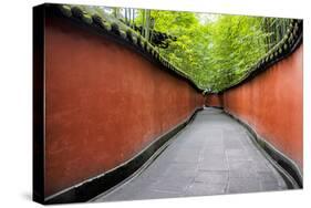 China 10MKm2 Collection - Alley Bamboo-Philippe Hugonnard-Stretched Canvas