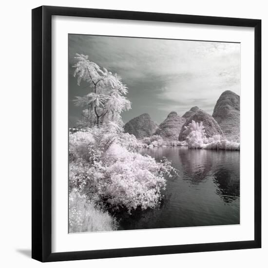 China 10MKm2 Collection - Another Look - Mountain Lake-Philippe Hugonnard-Framed Premium Photographic Print