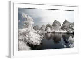 China 10MKm2 Collection - Another Look - Mountain Lake-Philippe Hugonnard-Framed Photographic Print