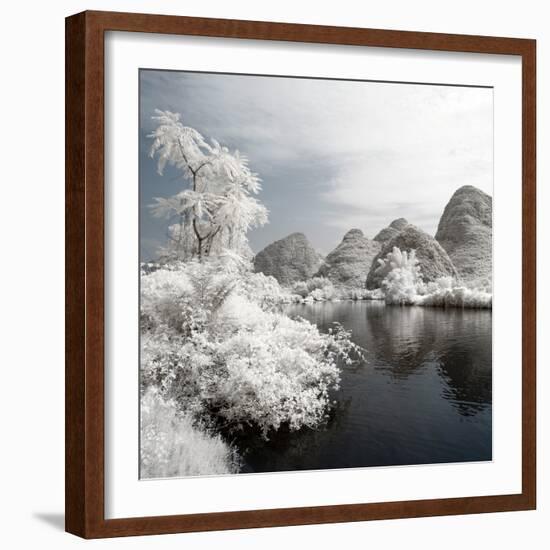 China 10MKm2 Collection - Another Look - Mountain Lake-Philippe Hugonnard-Framed Photographic Print