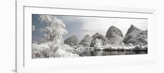 China 10MKm2 Collection - Another Look - Mountain Lake-Philippe Hugonnard-Framed Photographic Print