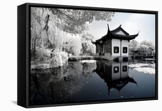 China 10MKm2 Collection - Another Look - Reflection of Temple-Philippe Hugonnard-Framed Stretched Canvas