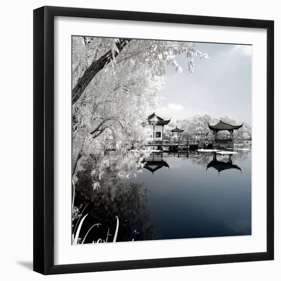 China 10MKm2 Collection - Another Look - Reflection of Temples-Philippe Hugonnard-Framed Photographic Print