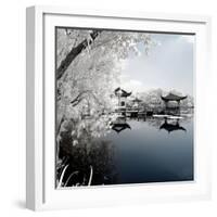 China 10MKm2 Collection - Another Look - Reflection of Temples-Philippe Hugonnard-Framed Photographic Print