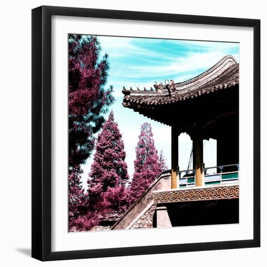 China 10MKm2 Collection - Architectural Temple-Philippe Hugonnard-Framed Photographic Print