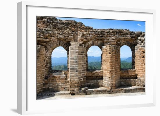 China 10MKm2 Collection - Architecture of the Great Wall of China-Philippe Hugonnard-Framed Photographic Print