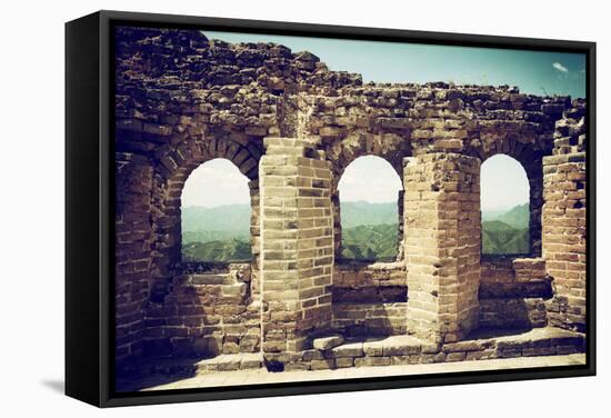 China 10MKm2 Collection - Architecture of the Great Wall of China-Philippe Hugonnard-Framed Stretched Canvas