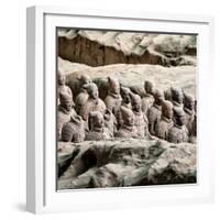 China 10MKm2 Collection - Army of Terracotta Warriors - Shaanxi Province-Philippe Hugonnard-Framed Photographic Print