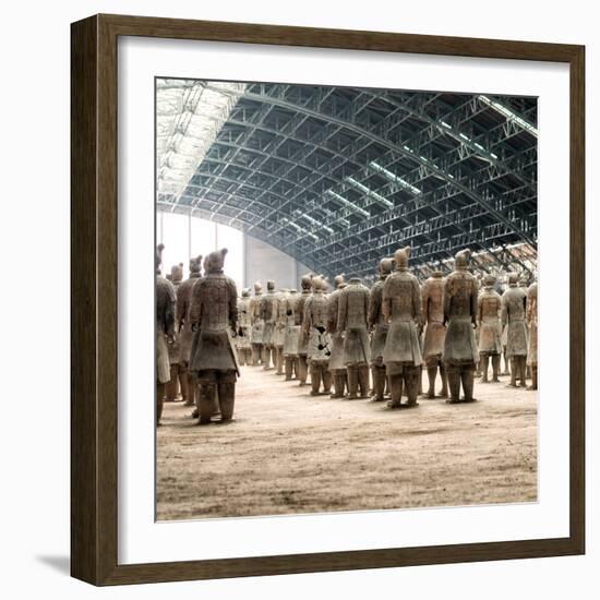 China 10MKm2 Collection - Army of Terracotta Warriors - Shaanxi Province-Philippe Hugonnard-Framed Photographic Print