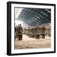 China 10MKm2 Collection - Army of Terracotta Warriors - Shaanxi Province-Philippe Hugonnard-Framed Photographic Print