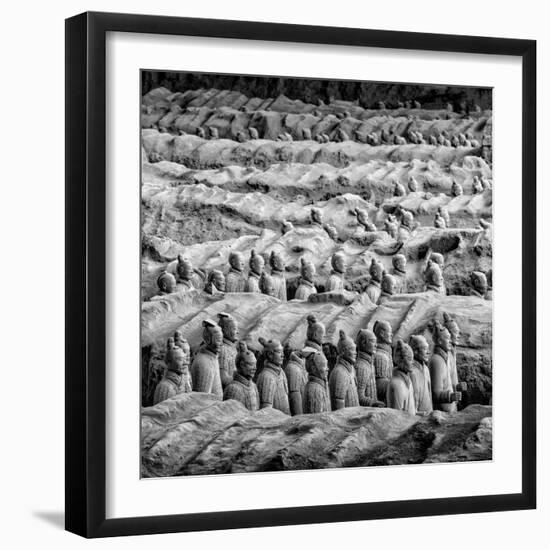 China 10MKm2 Collection - Army of Terracotta Warriors - Shaanxi Province-Philippe Hugonnard-Framed Photographic Print