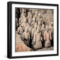 China 10MKm2 Collection - Army of Terracotta Warriors - Shaanxi Province-Philippe Hugonnard-Framed Premium Photographic Print