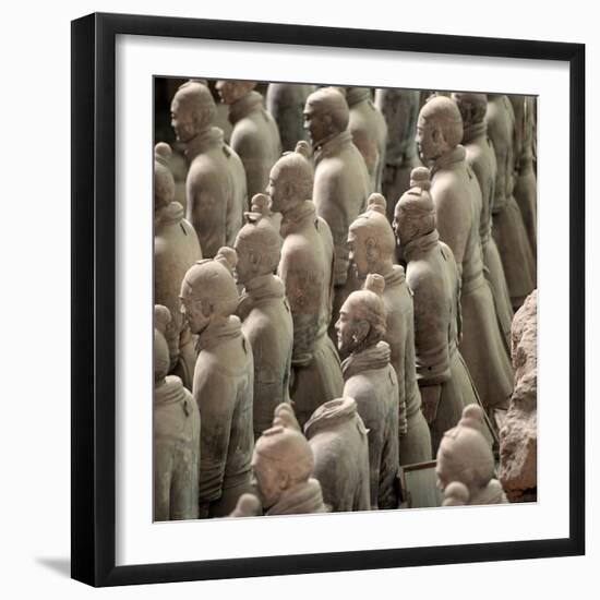 China 10MKm2 Collection - Army of Terracotta Warriors - Shaanxi Province-Philippe Hugonnard-Framed Photographic Print