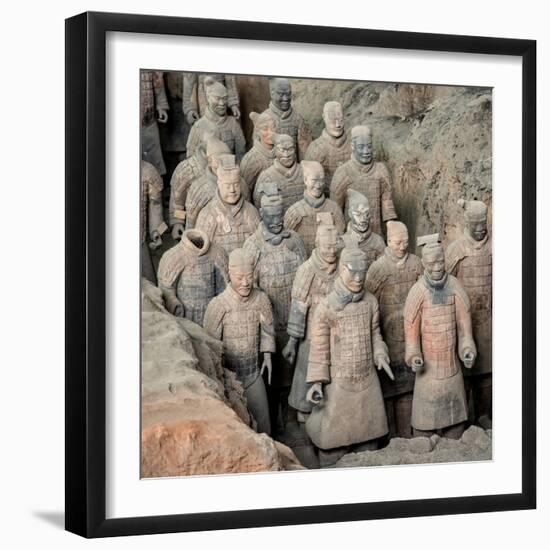 China 10MKm2 Collection - Army of Terracotta Warriors - Shaanxi Province-Philippe Hugonnard-Framed Photographic Print