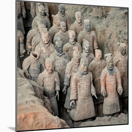 China 10MKm2 Collection - Army of Terracotta Warriors - Shaanxi Province-Philippe Hugonnard-Mounted Photographic Print