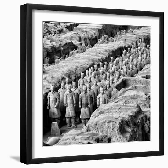 China 10MKm2 Collection - Army of Terracotta Warriors - Shaanxi Province-Philippe Hugonnard-Framed Premium Photographic Print