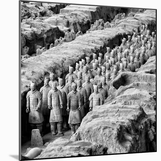 China 10MKm2 Collection - Army of Terracotta Warriors - Shaanxi Province-Philippe Hugonnard-Mounted Photographic Print