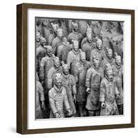 China 10MKm2 Collection - Army of Terracotta Warriors - Shaanxi Province-Philippe Hugonnard-Framed Photographic Print