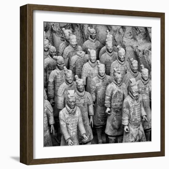 China 10MKm2 Collection - Army of Terracotta Warriors - Shaanxi Province-Philippe Hugonnard-Framed Photographic Print