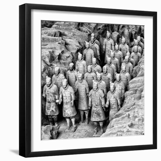 China 10MKm2 Collection - Army of Terracotta Warriors - Shaanxi Province-Philippe Hugonnard-Framed Photographic Print