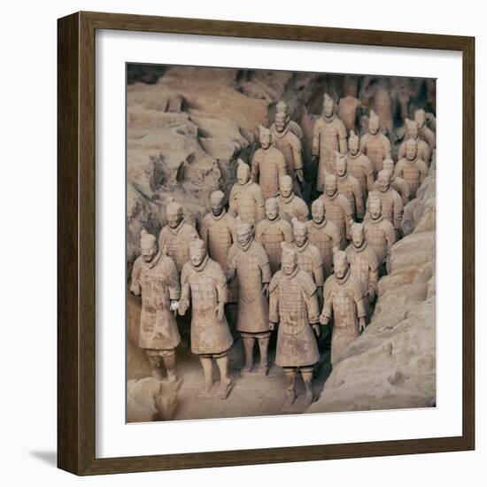 China 10MKm2 Collection - Army of Terracotta Warriors - Shaanxi Province-Philippe Hugonnard-Framed Photographic Print