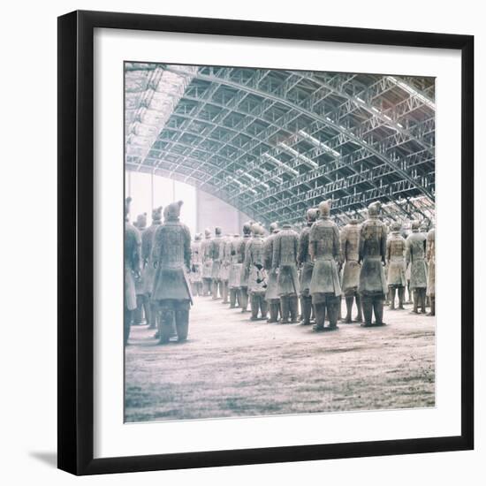 China 10MKm2 Collection - Army of Terracotta Warriors - Shaanxi Province-Philippe Hugonnard-Framed Photographic Print