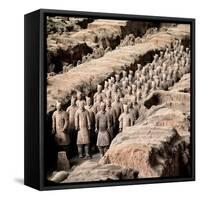 China 10MKm2 Collection - Army of Terracotta Warriors - Shaanxi Province-Philippe Hugonnard-Framed Stretched Canvas