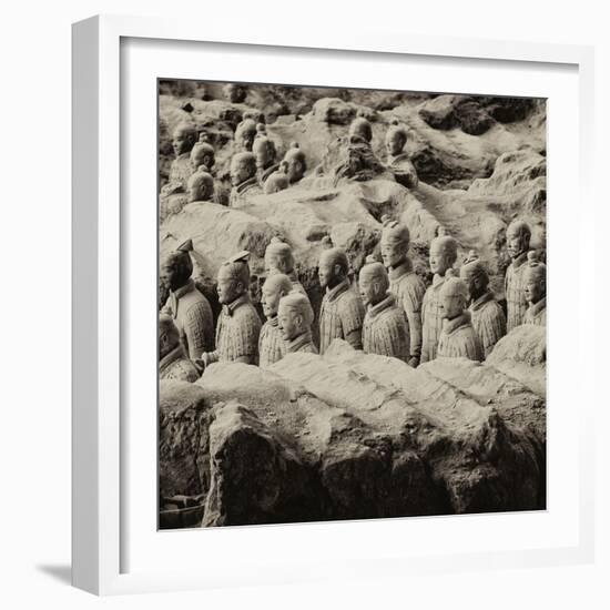 China 10MKm2 Collection - Army of Terracotta Warriors - Shaanxi Province-Philippe Hugonnard-Framed Photographic Print