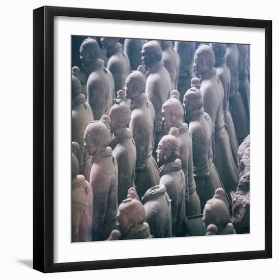 China 10MKm2 Collection - Army of Terracotta Warriors - Shaanxi Province-Philippe Hugonnard-Framed Photographic Print