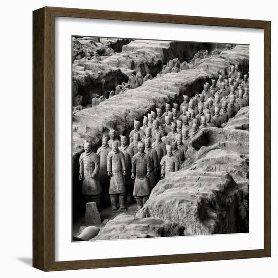 China 10MKm2 Collection - Army of Terracotta Warriors - Shaanxi Province-Philippe Hugonnard-Framed Photographic Print