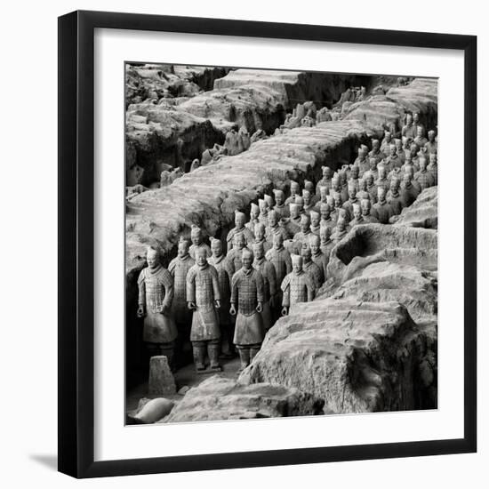 China 10MKm2 Collection - Army of Terracotta Warriors - Shaanxi Province-Philippe Hugonnard-Framed Photographic Print